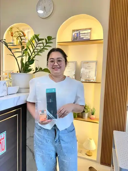 ฉีด Botox ลดริ้วรอย ผลงาน Before After คลินิกความงาม บ้านฉาง ระยอง Vada Clinic